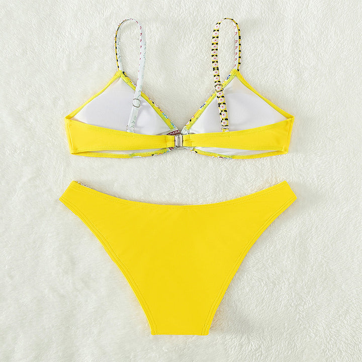 Damen Bikini-Set mit floralem Design und modischen Details Echo Archiv