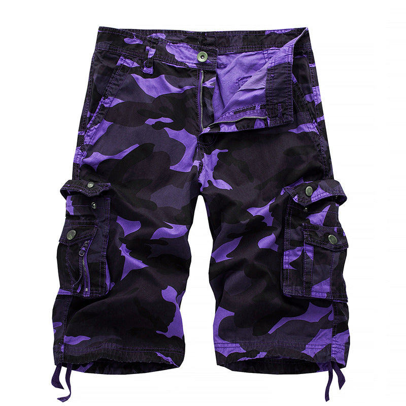 Herren taktische Cargoshorts mit multifunktionalen Taschen und verstellbarem Kordelzug Echoarchiv