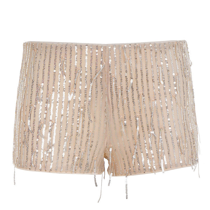 Damen glamouröse Pailletten-Shorts Echo Archiv