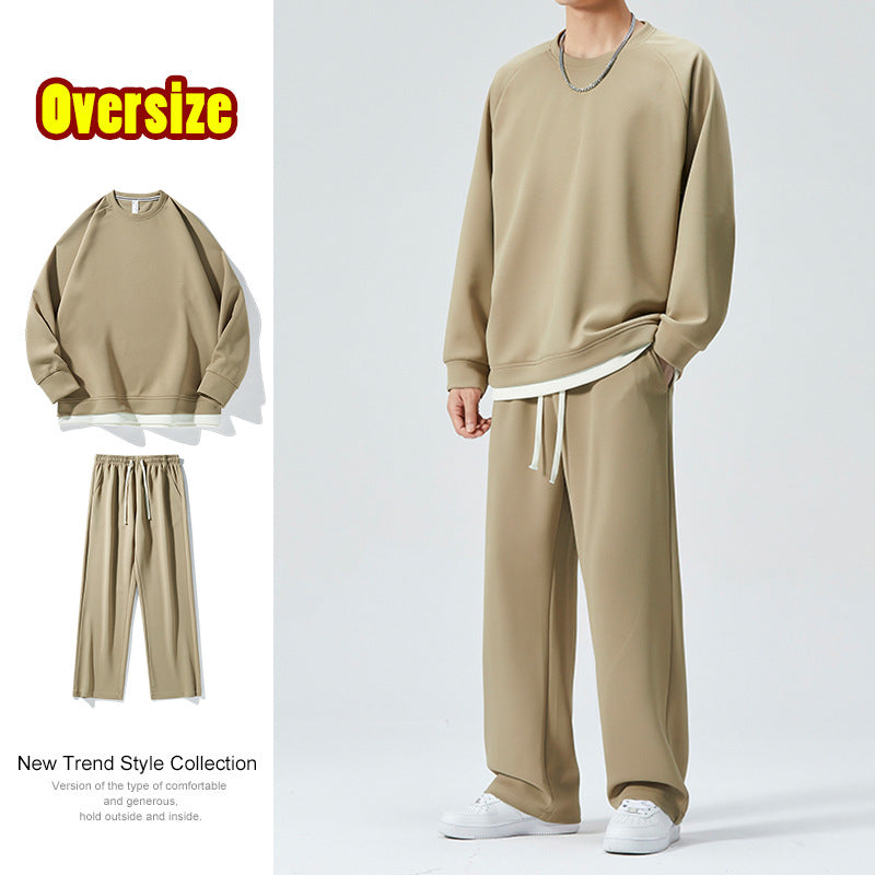 Herren Oversized Sweatshirt und Hose Set Echoarchiv