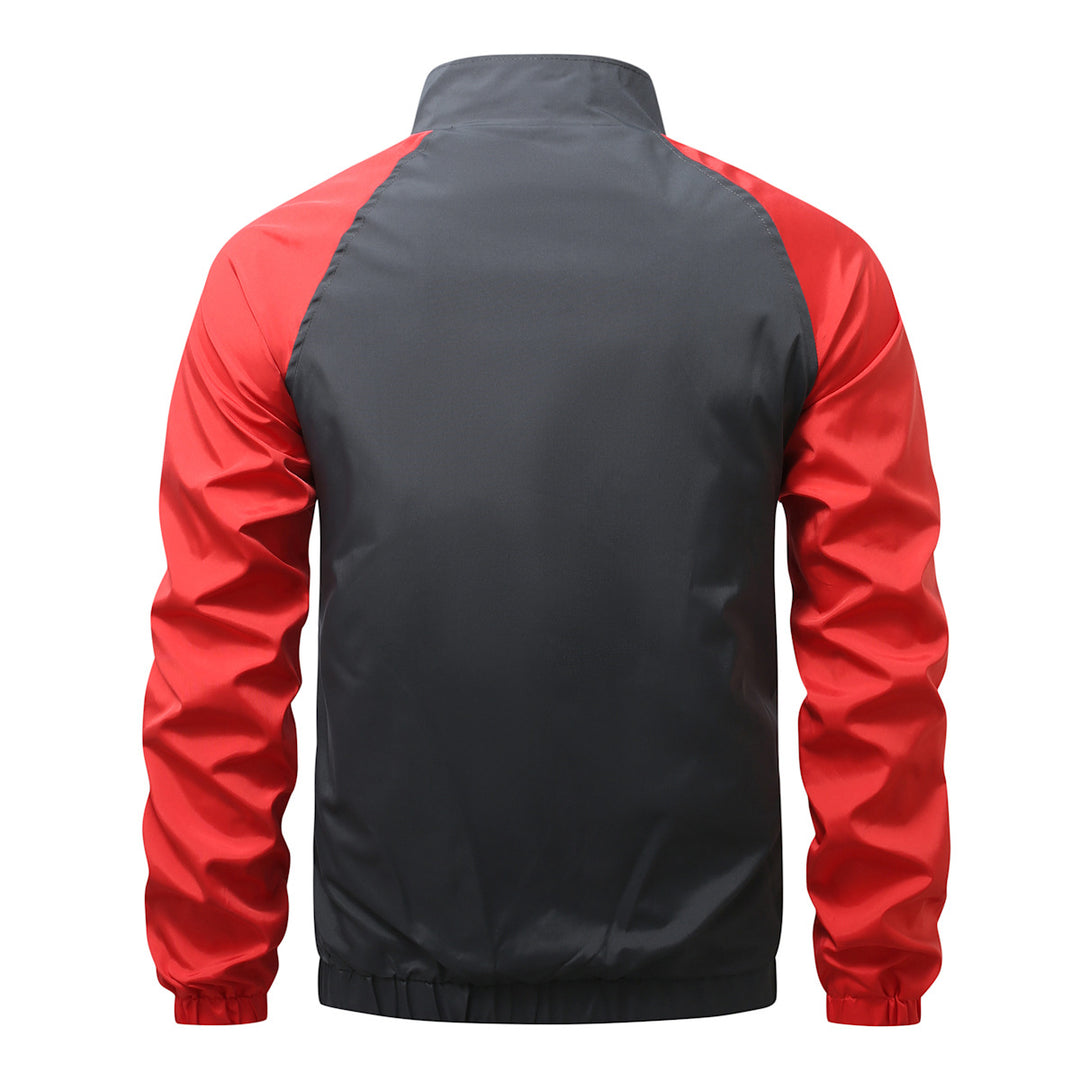 Herren leichte Funktionsjacke mit schützendem Stehkragen Echoarchiv