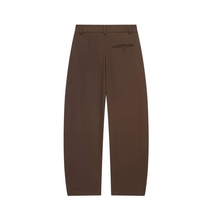 Damen Highwaist-Cropped-Hose mit weitem Bein und geradem Saum Echoarchiv