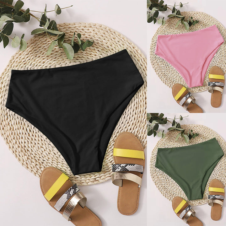 Damen Hochgeschnittener Bikini-Slip mit bequemem Bund Echo Archiv