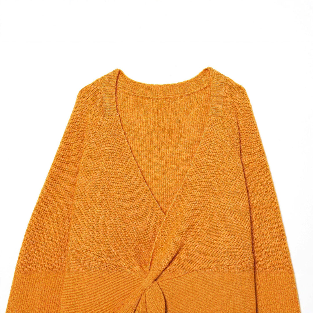Damen nan kastiger Feinstrick-Pullover mit Rundhalsausschnitt und Cropped-Silhouette Echo Archiv