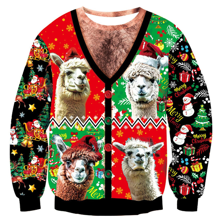 Damen Lustiger Weihnachtlicher Sweatshirt Echoarchiv