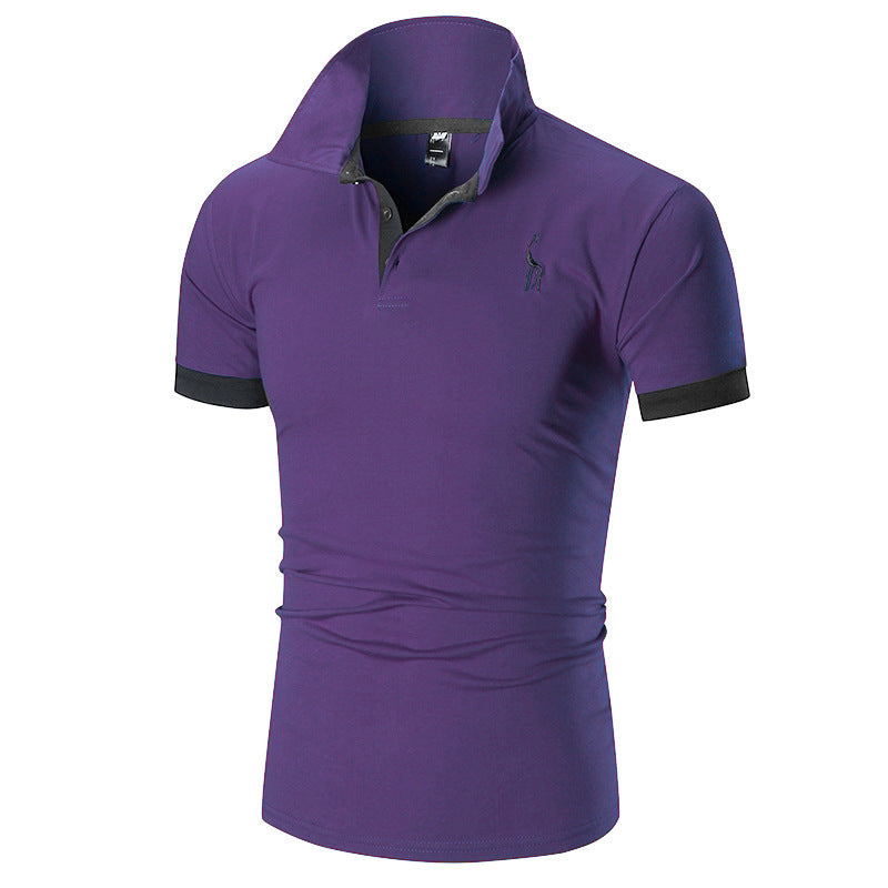 Herren Poloshirt mit modernem Kragen und figurbetonter Passform Echoarchiv