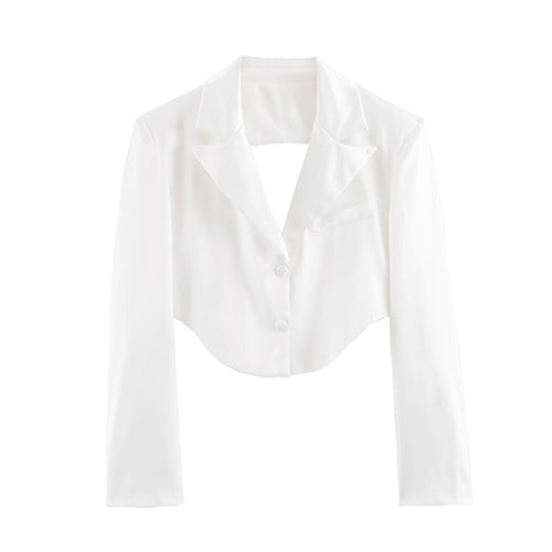 Damen Kurzblazer-Bolero mit Reverskragen und taillierter Silhouette Echo Archiv