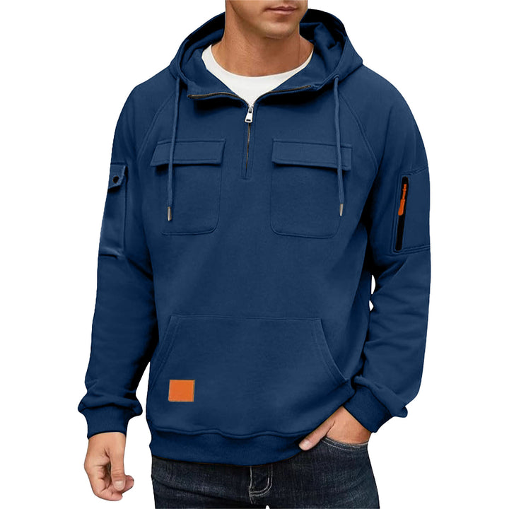 Herren Alltags-Hoodie mit praktischen Taschen Echoarchiv