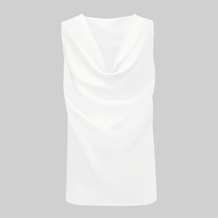 Damen elegant drapiertes Top Echo Archiv