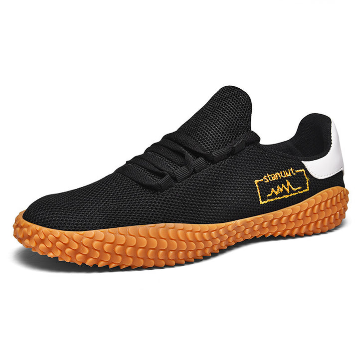 Herren Camouflage Strick-Sneaker mit griffiger Wabenprofilsohle und gepolstertem Knöchelkragen Echo Archiv