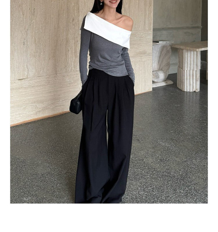 Damen Elegante und stilvolle Jumpsuit mit off-shoulder Design Echoarchiv
