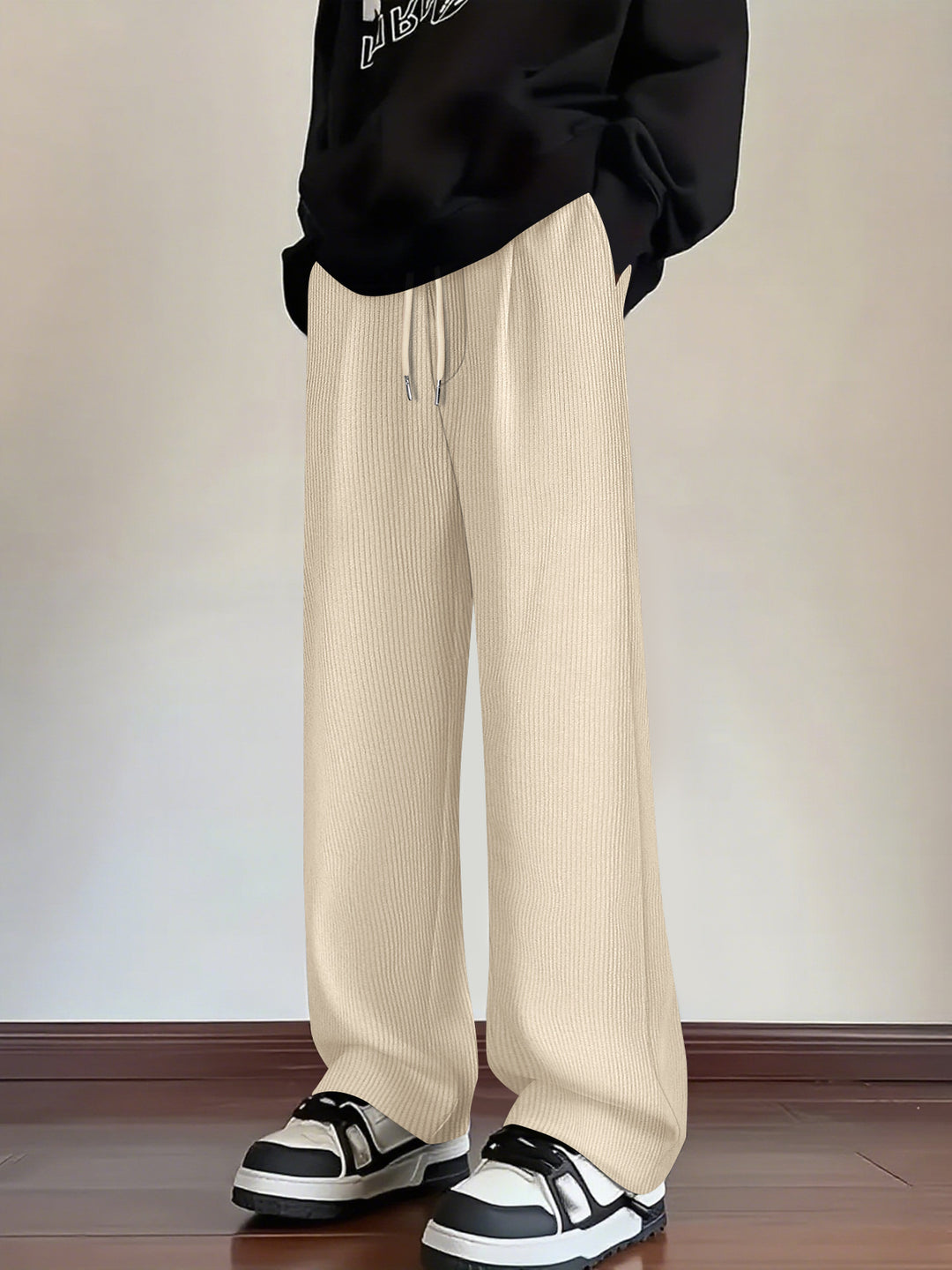 Herren elegante weiche Ripp-Hose Echoarchiv