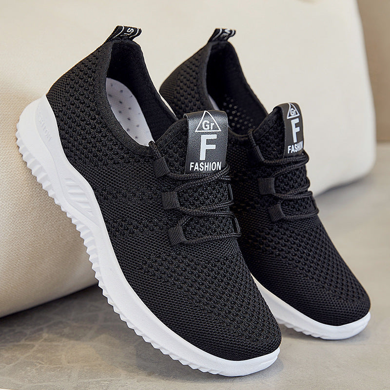 Damen Sportliche Sneaker mit atmungsaktivem Obermaterial von Echo Archiv
