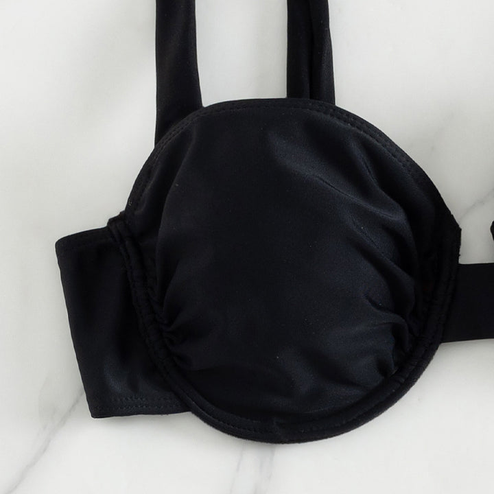 Damen Bikini-Set mit schickem Rock und gepolstertem Oberteil Echo Archiv