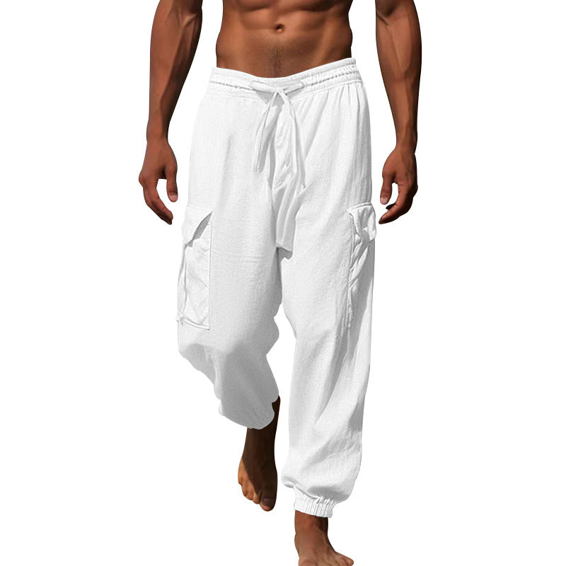 Herren Cargo-Hose mit elastischem Bund und praktischen seitlichen Taschen Echoarchiv