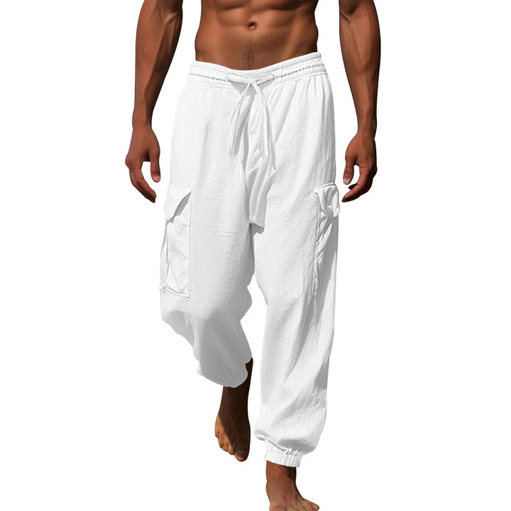 Herren Cargo-Hose mit elastischem Bund und praktischen seitlichen Taschen Echoarchiv
