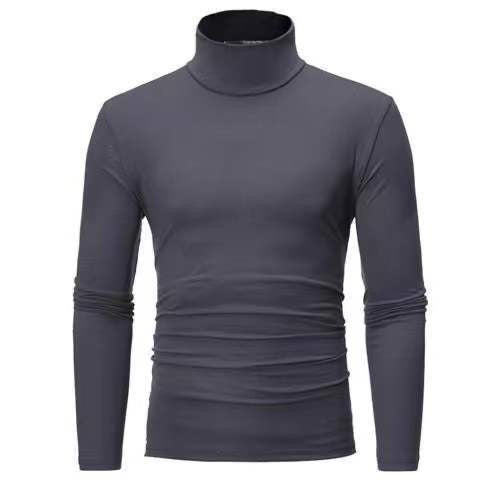 Herren Rollkragenpullover aus elastischem Material mit eng anliegendem Schnitt Echoarchiv