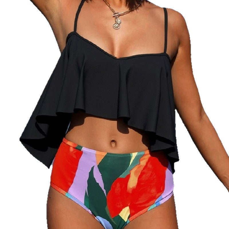 Damen Bikini-Set mit modischem Oversize-Oberteil und figurfreundlichem Unterteil Echo Archiv