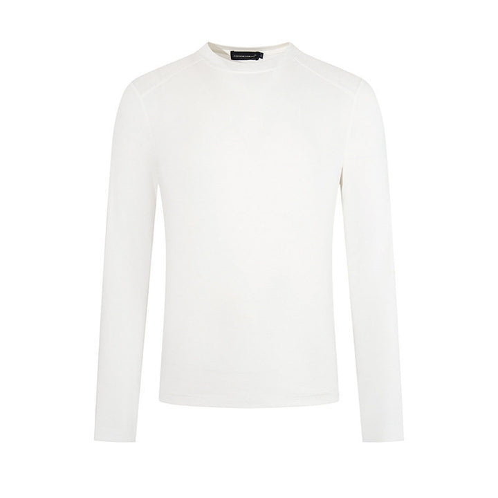 Herren Feinstrick-Pullover mit Rundhalsausschnitt aus Merinowolle Echoarchiv