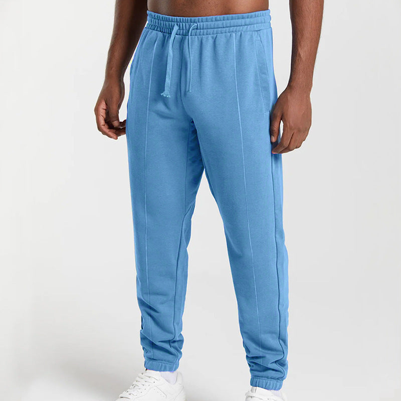 Herren Freizeithose aus hochwertigem Baumwollmix mit elastischem Bund und seitlichen Taschen Echoarchiv