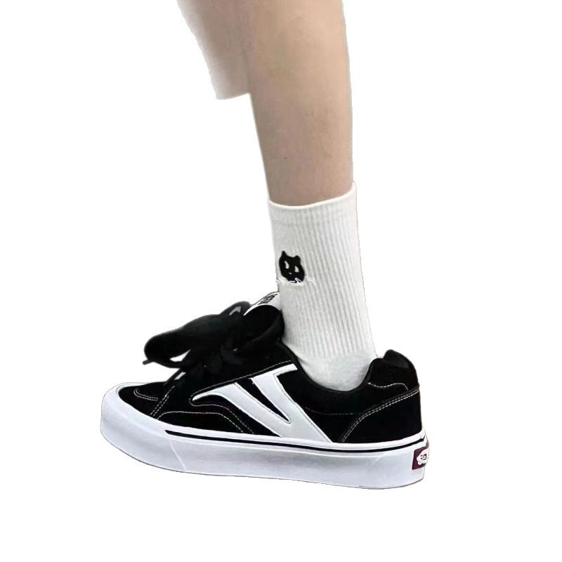 Damen modische Sneaker mit hoher Sohle Echo Archiv