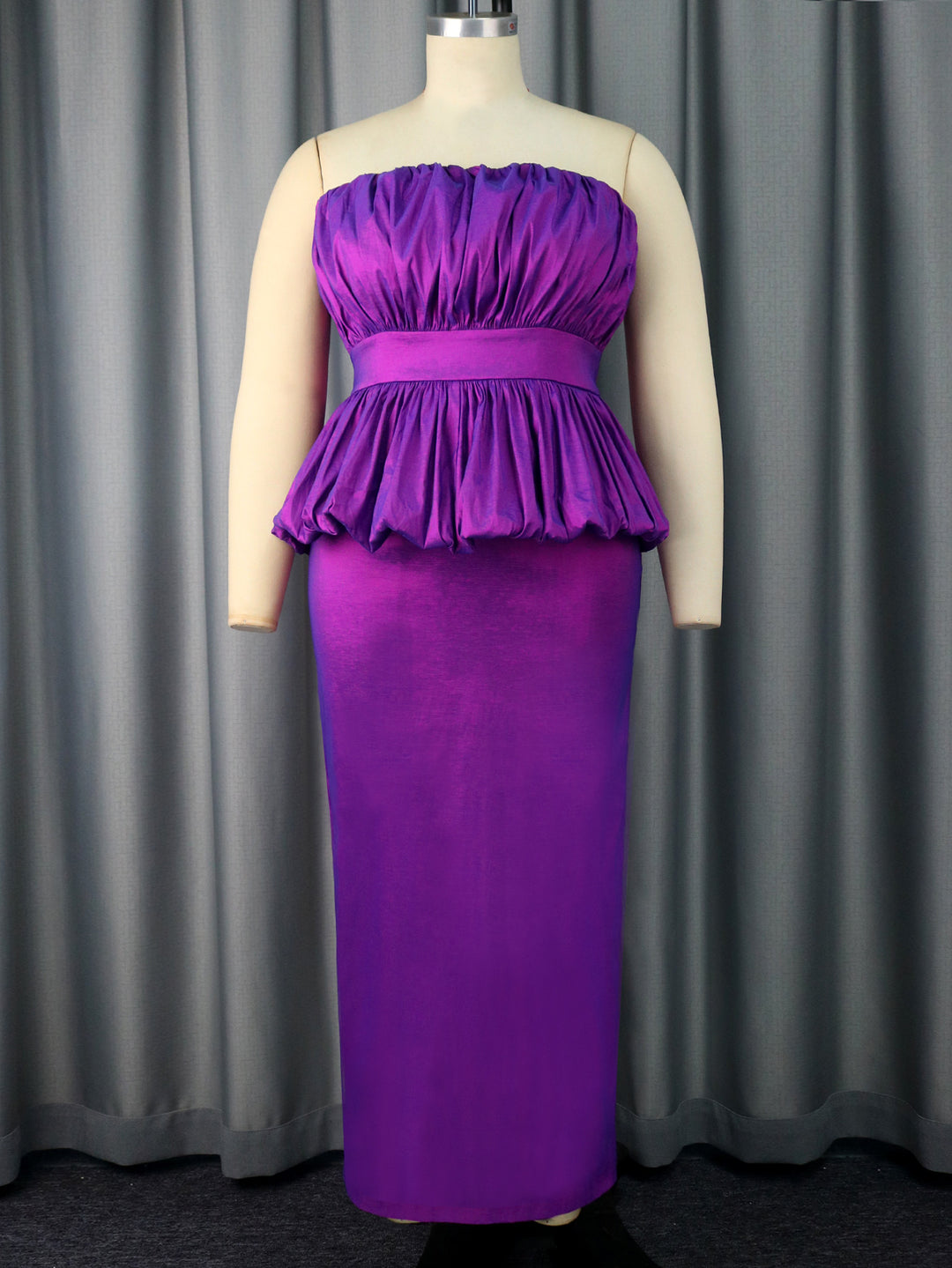 Damen Elegantes Cocktailkleid mit voluminösem Oberteil und figurbetontem Rock Echo Archiv