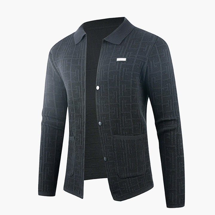 Herren modische Strickjacke mit einzigartigem Muster Echoarchiv