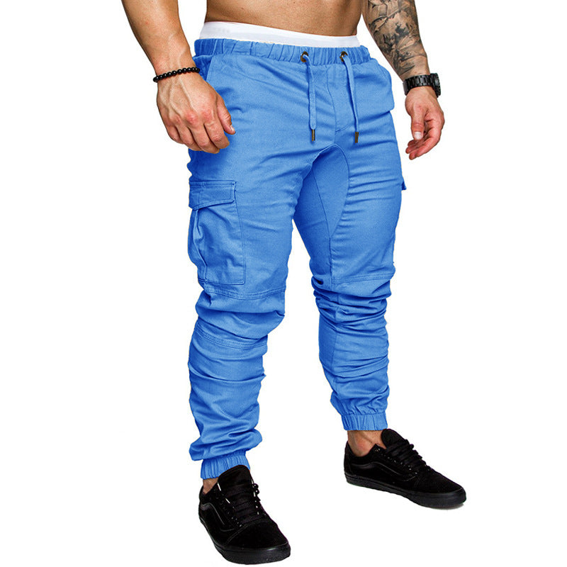 Herren nan Slim-Fit Cargo-Joggerhose mit elastischem Tunnelzug, verstärkten Nähten und Mehrfachtaschen Echo Archiv