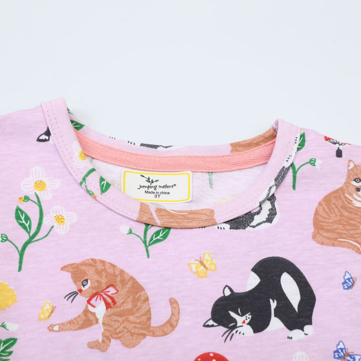Mädchen T-Shirt Kleid mit kreativem Taschenmotiv Echo Archiv