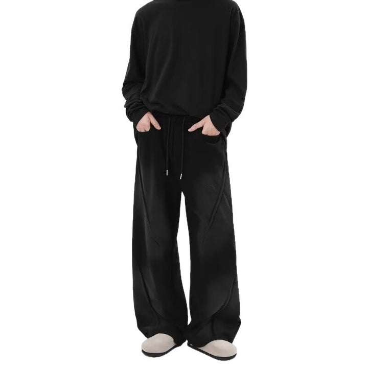 Herren Extreme Oversize Jogginghose mit extra weitem Bein, Kordelzug und Eingrifftaschen – Sorevano