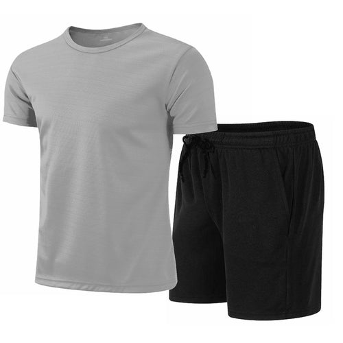 Herren sportliches Funktionsset mit T-Shirt und Shorts Echoarchiv