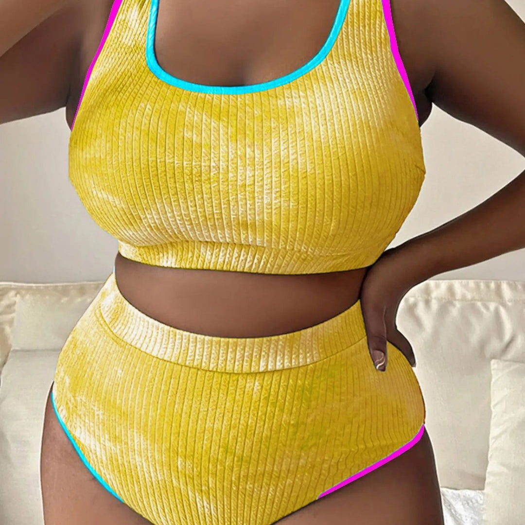 Damen Sportiv geschnittenes Bikini-Set Echo Archiv