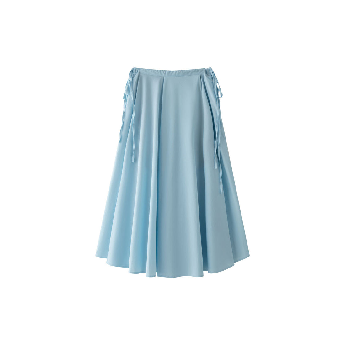 Damen Weicher High‑Waist Maxirock mit Tunnelzug, weitem Fall und fließender Volant‑Silhouette Echoarchiv