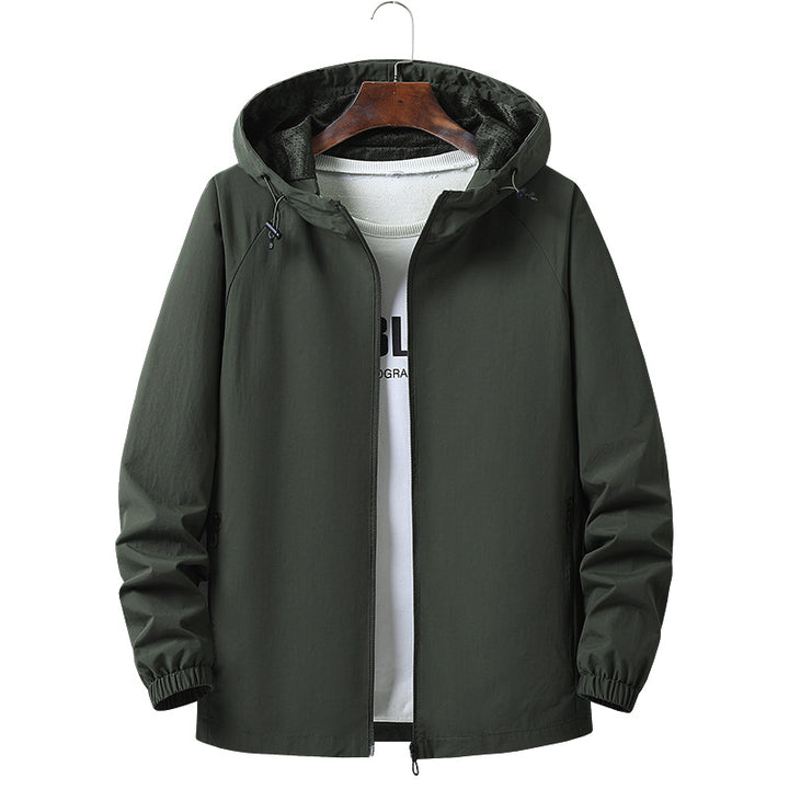 Herren Leichte Outdoor-Jacke mit verstellbarer Kapuze Echo Archiv