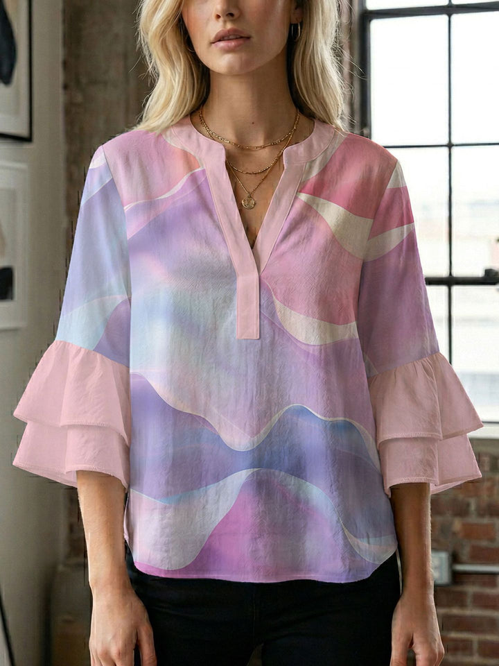 Damen Bluse mit wunderschönen floralem Design Echo Archiv
