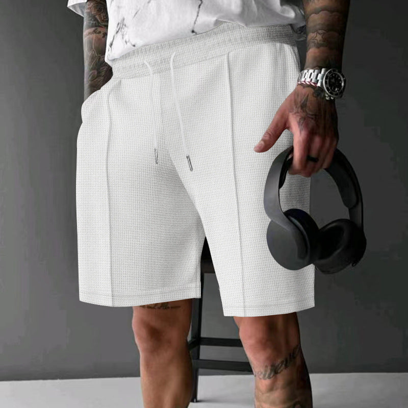 Herren atmungsaktive Fitness-Shorts mit elastischem Bund und Seitentaschen Echoarchiv