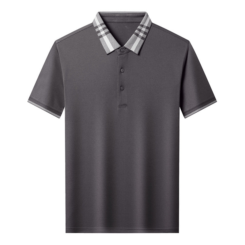 Herren Poloshirt mit modernem Kragen und eleganter Struktur Echoarchiv