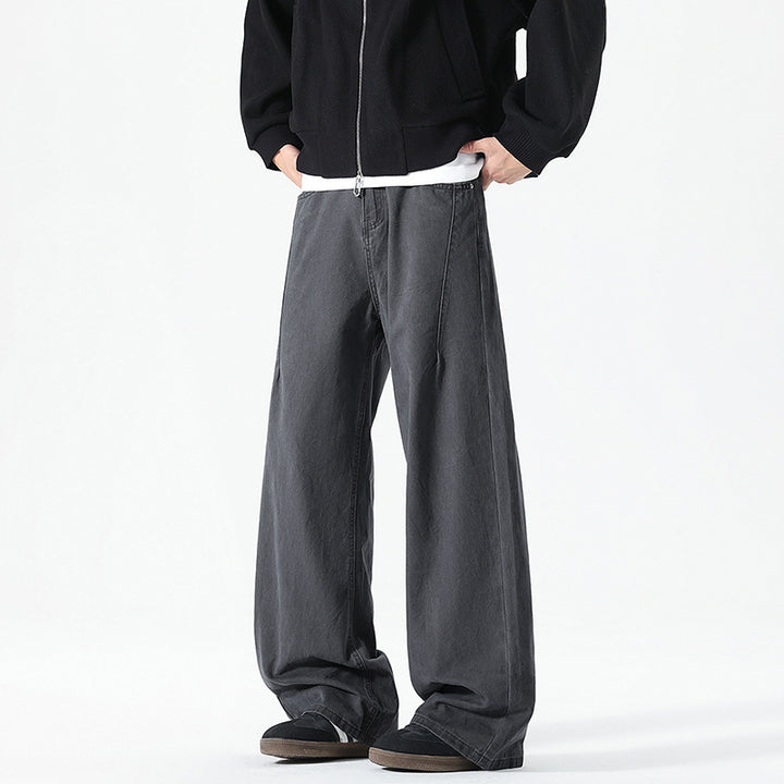 Herren weite Cargo-Hose mit elastischem Bund und multifunktionalen Taschen Echoarchiv