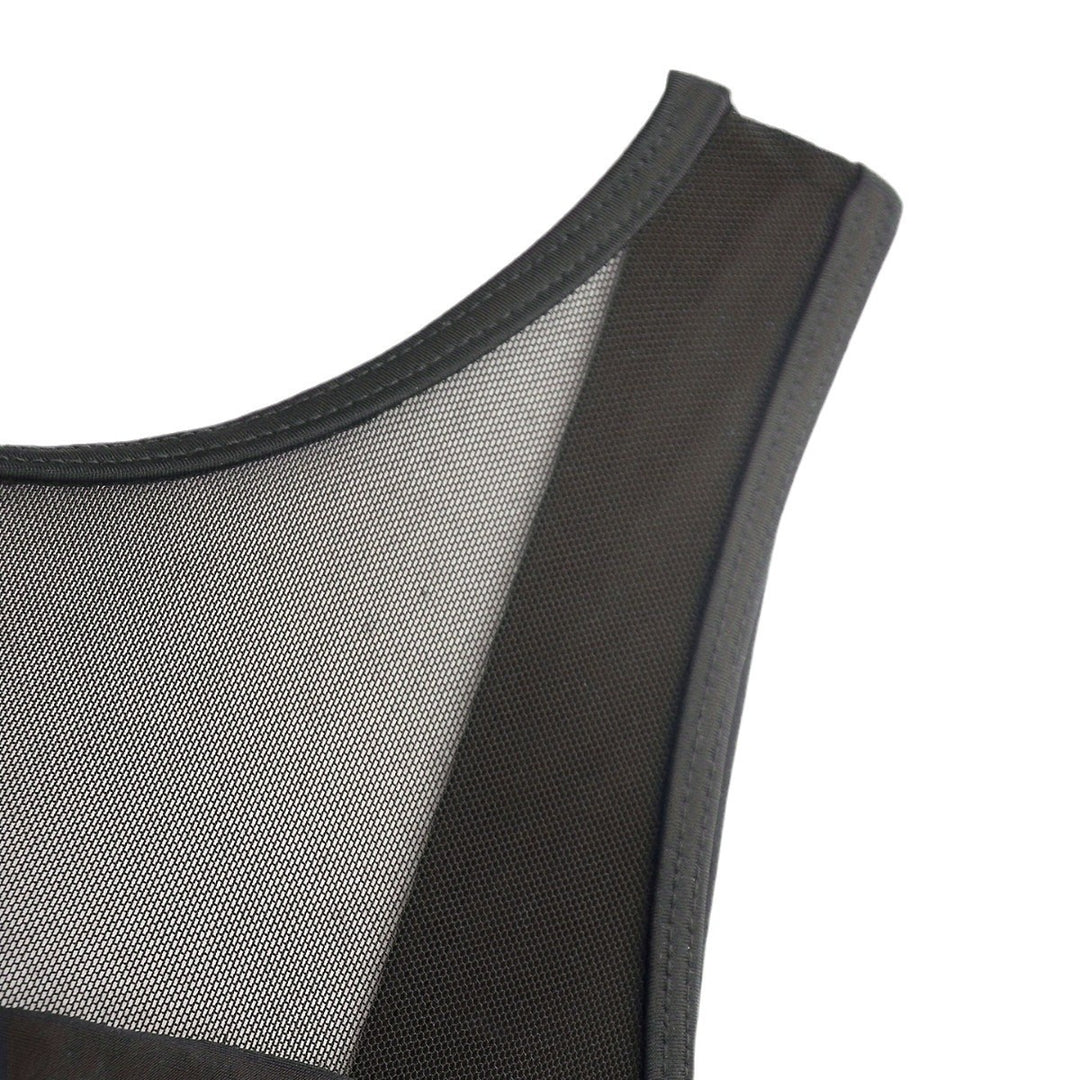 Damen Hochgeschlossener Badeanzug mit transparenten Mesh-Details Echo Archiv