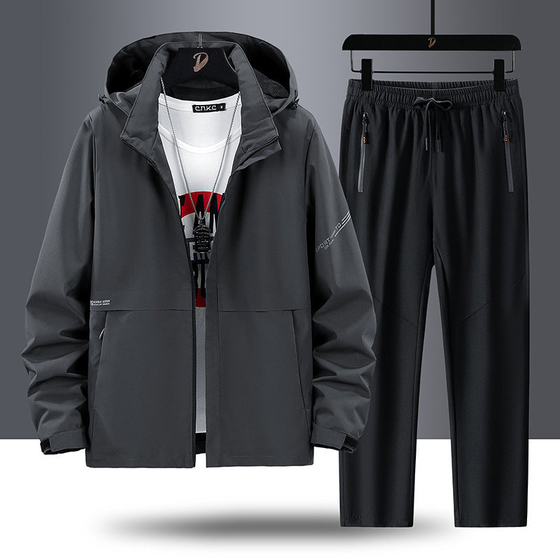 Herren Praktisches Sportset mit Jacke und Hose Echo Archiv