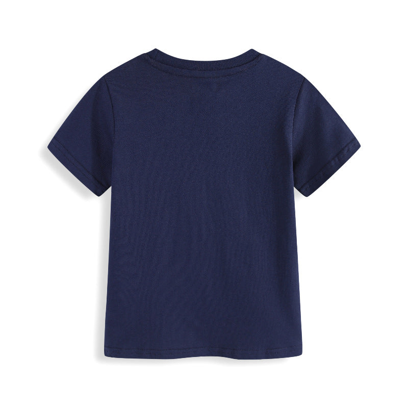 Jungen T-Shirt mit niedlichen Dinosaurier-Applikationen Echo Archiv