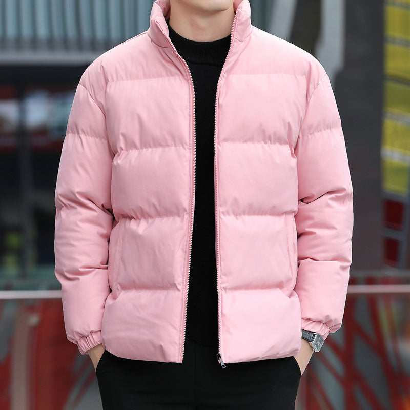 Herren Wattierte Kurzjacke mit Stehkragen, Thermofutter & elastischen Ärmelbündchen Echo Archiv