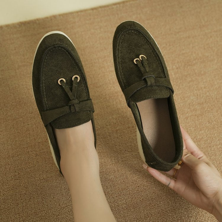 Damen nan bequeme Slip-On Loafer mit dekorativem Quastenbesatz und ergonomischer Gummisohle Echo Archiv