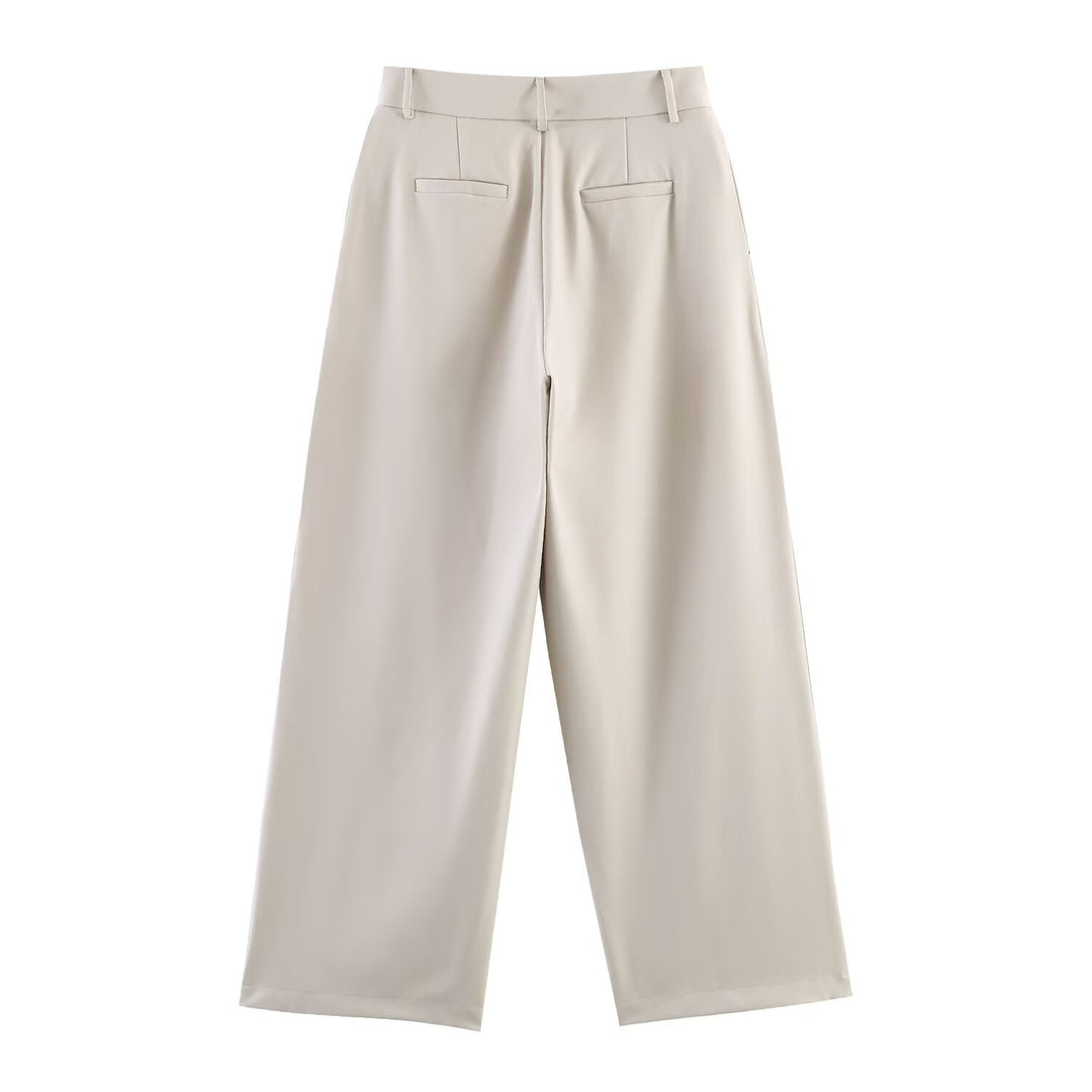 Damen Culotte‑Hose mit hoher Taille und weitem Bein Echo Archiv