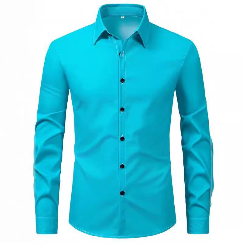 Herren Langarm Hemd mit modernem Schnitt und eleganten Details Echoarchiv