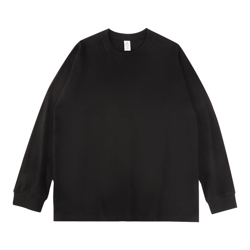 Unisex Oversize-Langarm-Sweatshirt mit Rundhalsausschnitt und gerippten Bündchen Echoarchiv