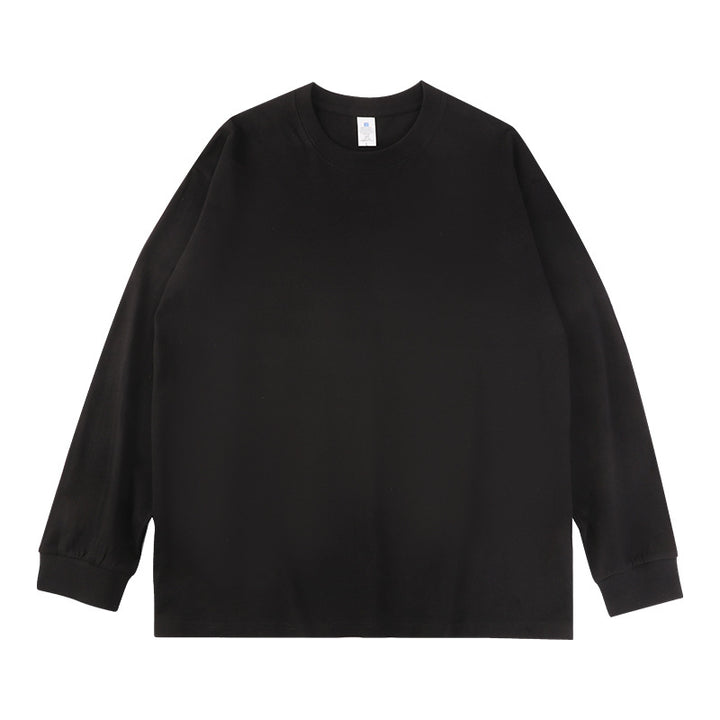 Unisex Oversize-Langarm-Sweatshirt mit Rundhalsausschnitt und gerippten Bündchen Echoarchiv