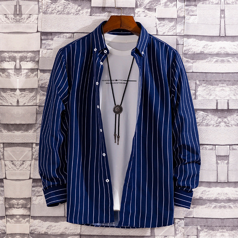 Herren nan lässige Hemdjacke aus leichter Baumwollmischung mit Button-Down-Kragen Echo Archiv