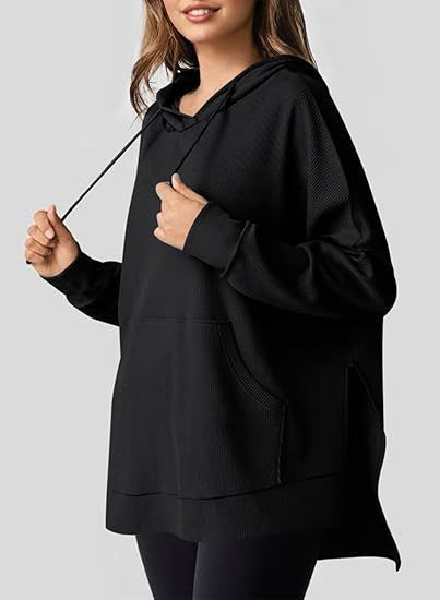 Damen Oversized Kapuzenpullover Echo Archiv