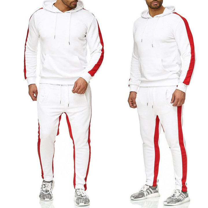 Herren Sportliches Hoodie und Jogginghose-Set Echoarchiv